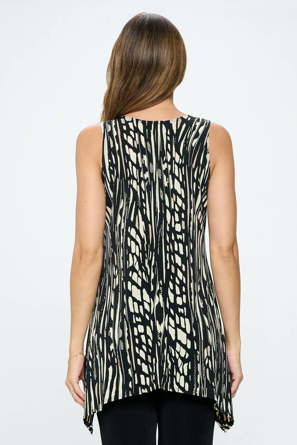 HIT Shark Bite Hem Tank-2057HT-TRP1-W348