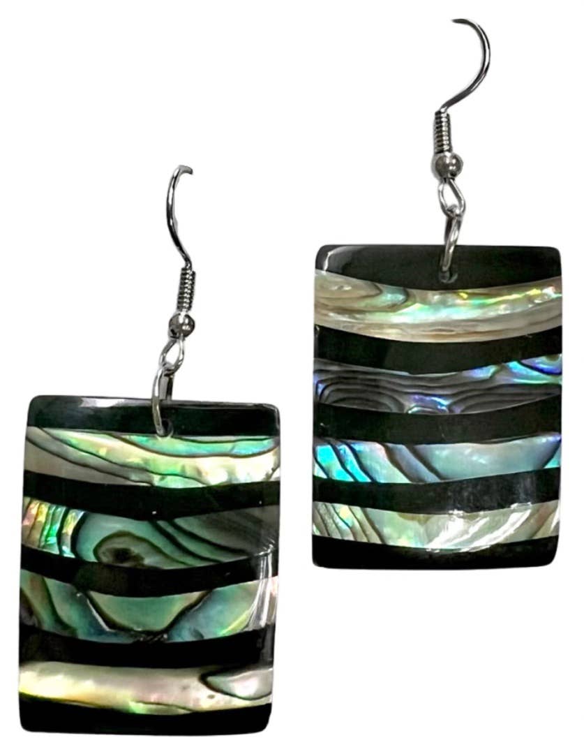 Abalone Shell Striped Bracelet