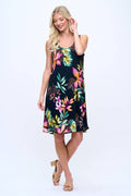 BNS  Print Missy Tank Dress - 7003BN-TRP1-W479