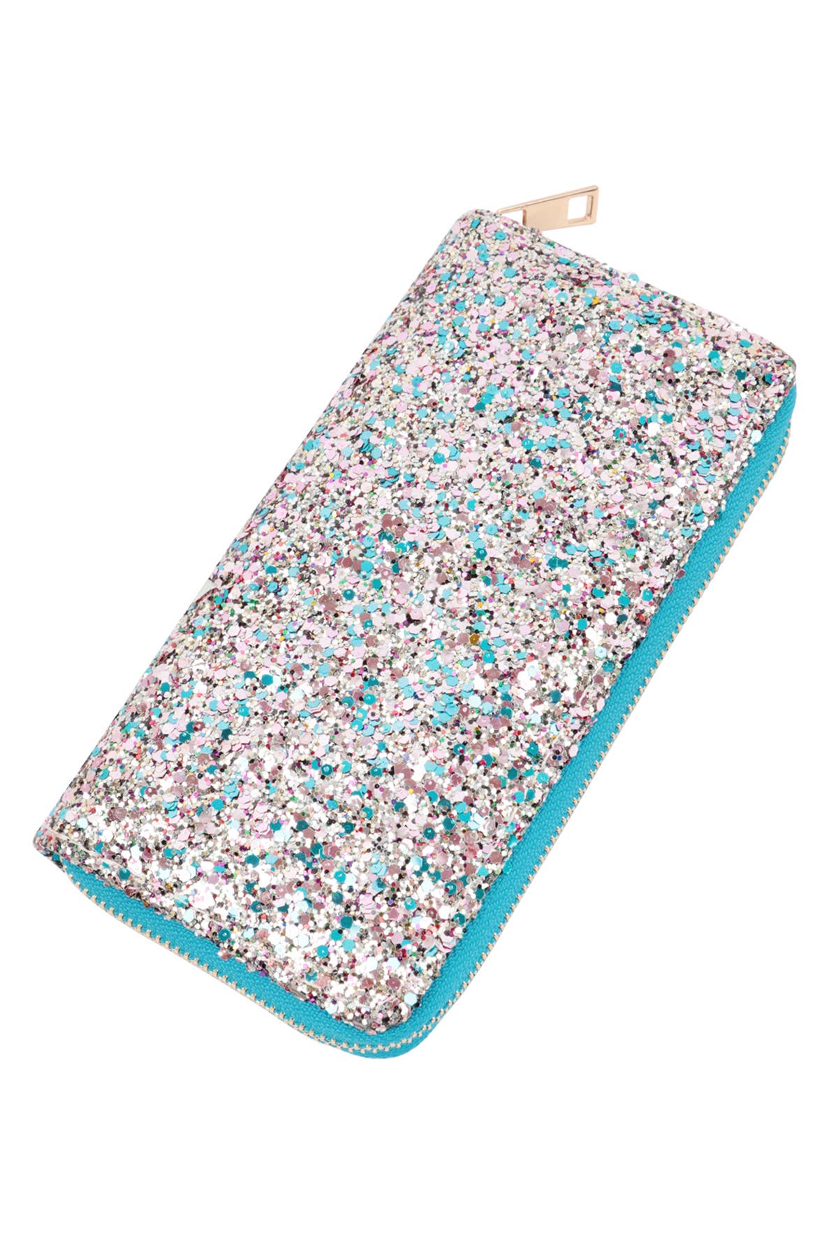 Women's Casual Glitters Zipper Wallet