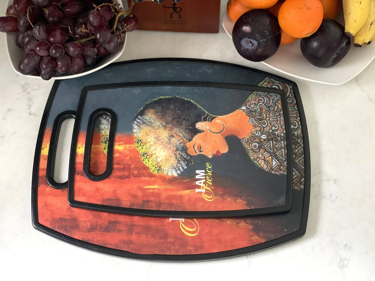 I Am Fierce Cutting Board Set