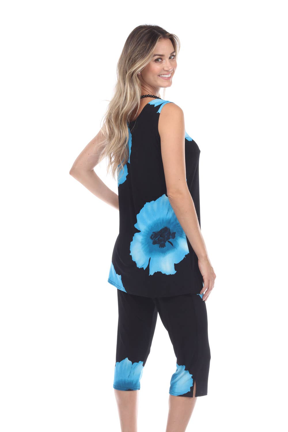 BNS Tank Capri Pant Set - 9002BN-TRP1-W113