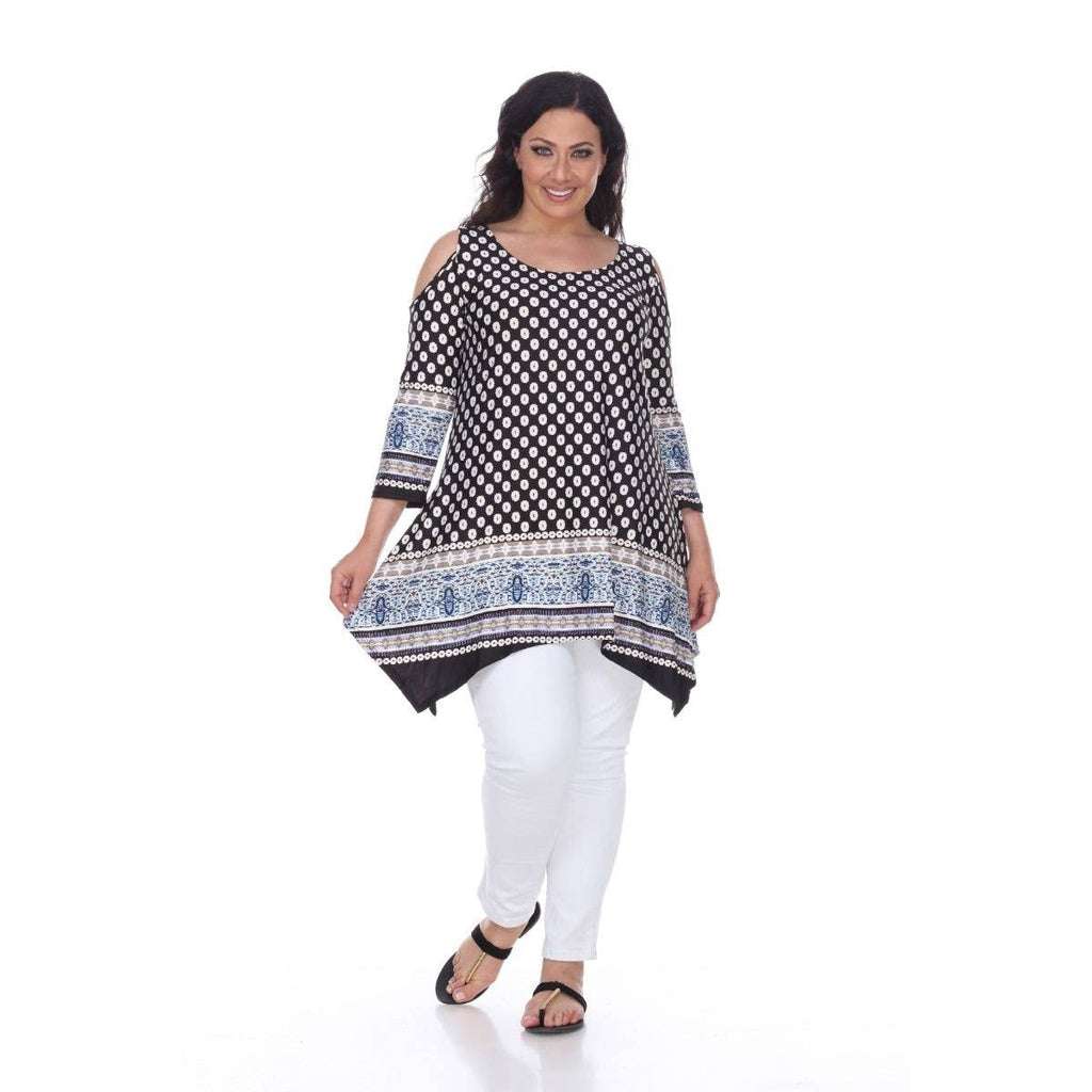 Plus Size Antonia Cold Shoulder Tunic
