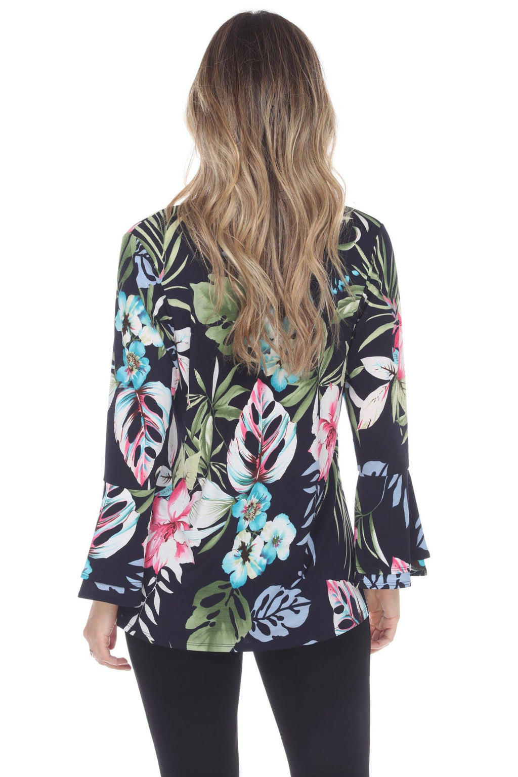 BG V-Neck Tulip Tunic  - 3054BG-LRP1-W263