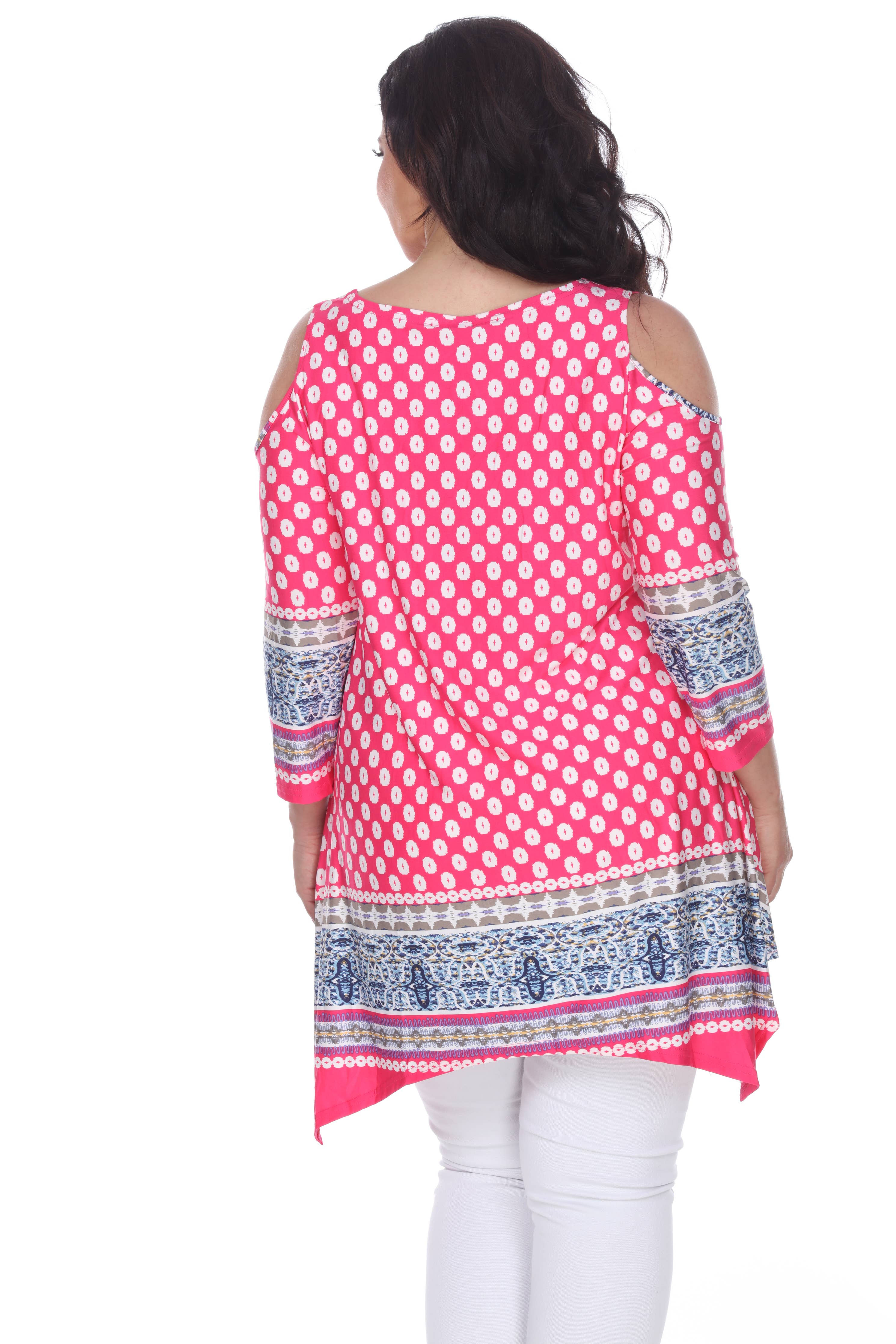 Plus Size Antonia Cold Shoulder Tunic