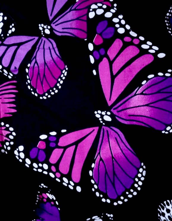 Sequined Butterfly Summer Top/Cover Up