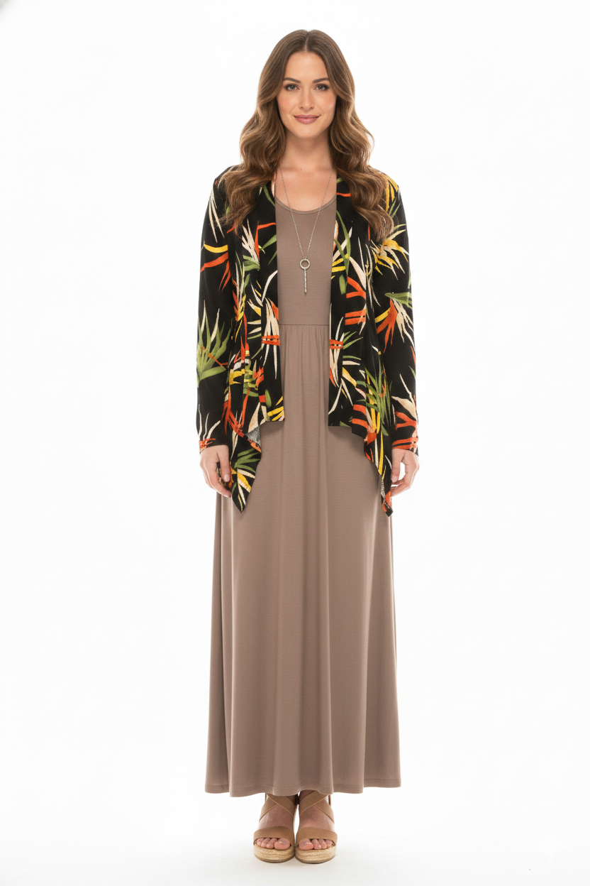 BNS Print  Mid Cut Jacket - 428BN-LRP1-W679