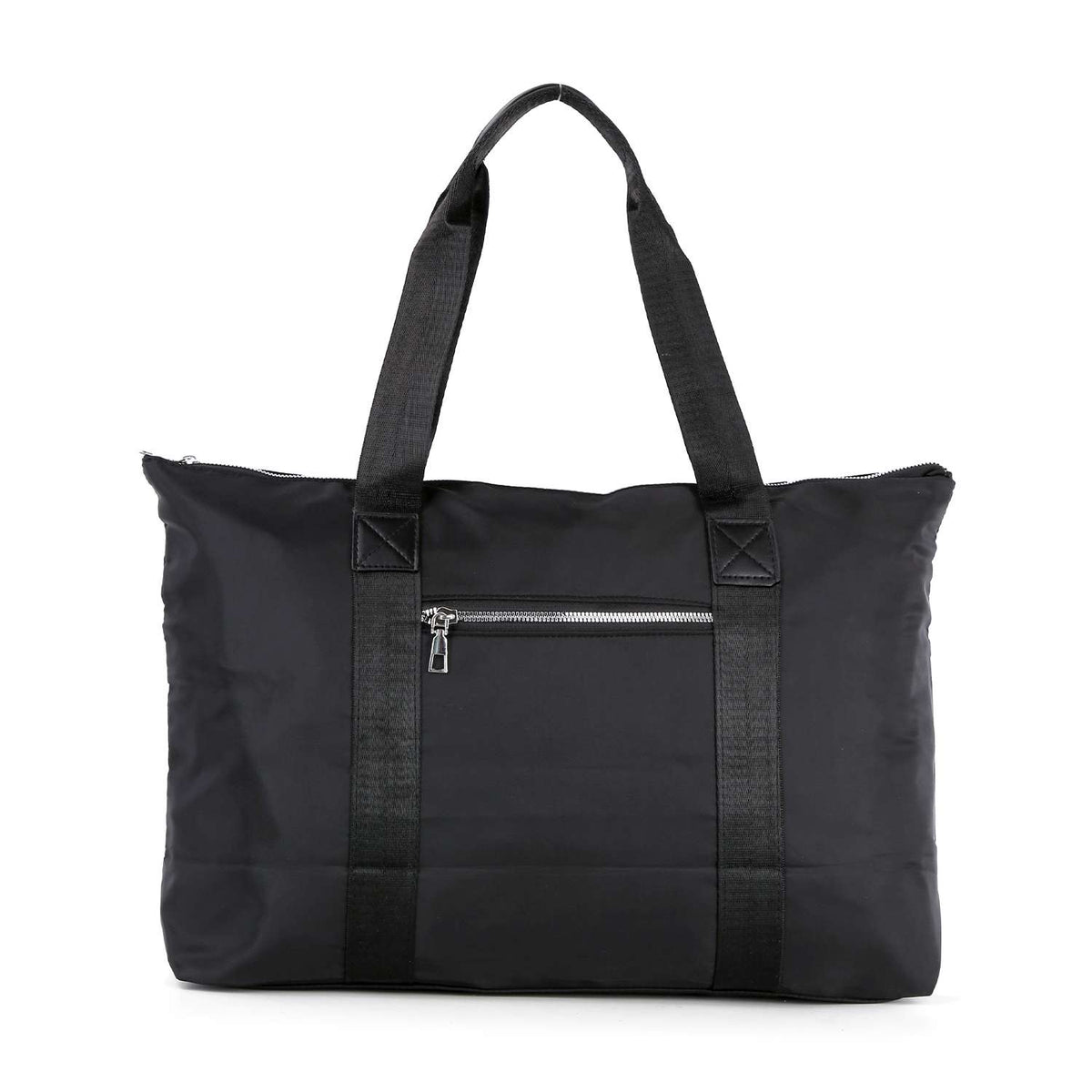 Rhinestone Accented Travel Tote Bag