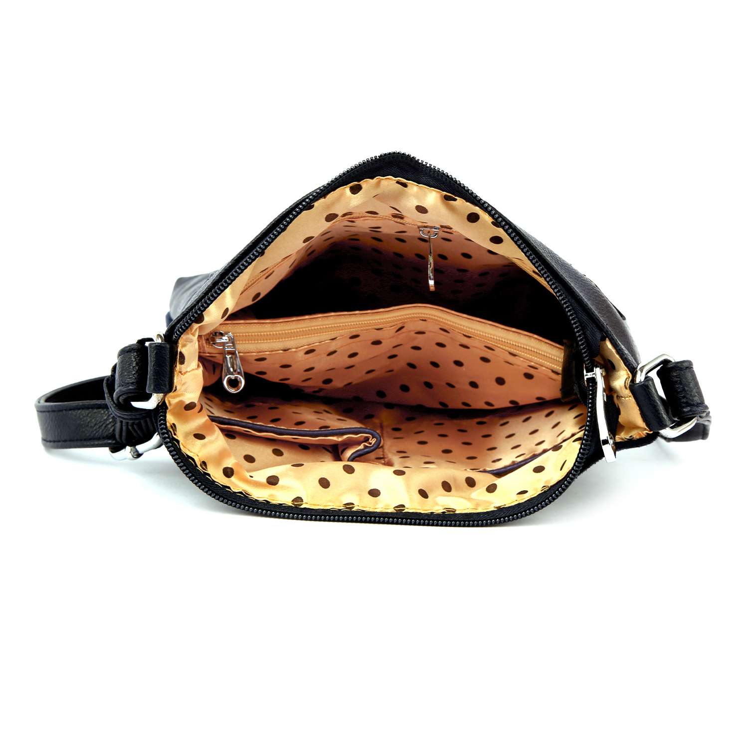 Leopard Print Rhinestone Crossbody Sling