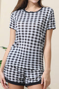 CWSPJ031_SHORT SLEEVE TOP WITH SHORTS PAJAMA SET