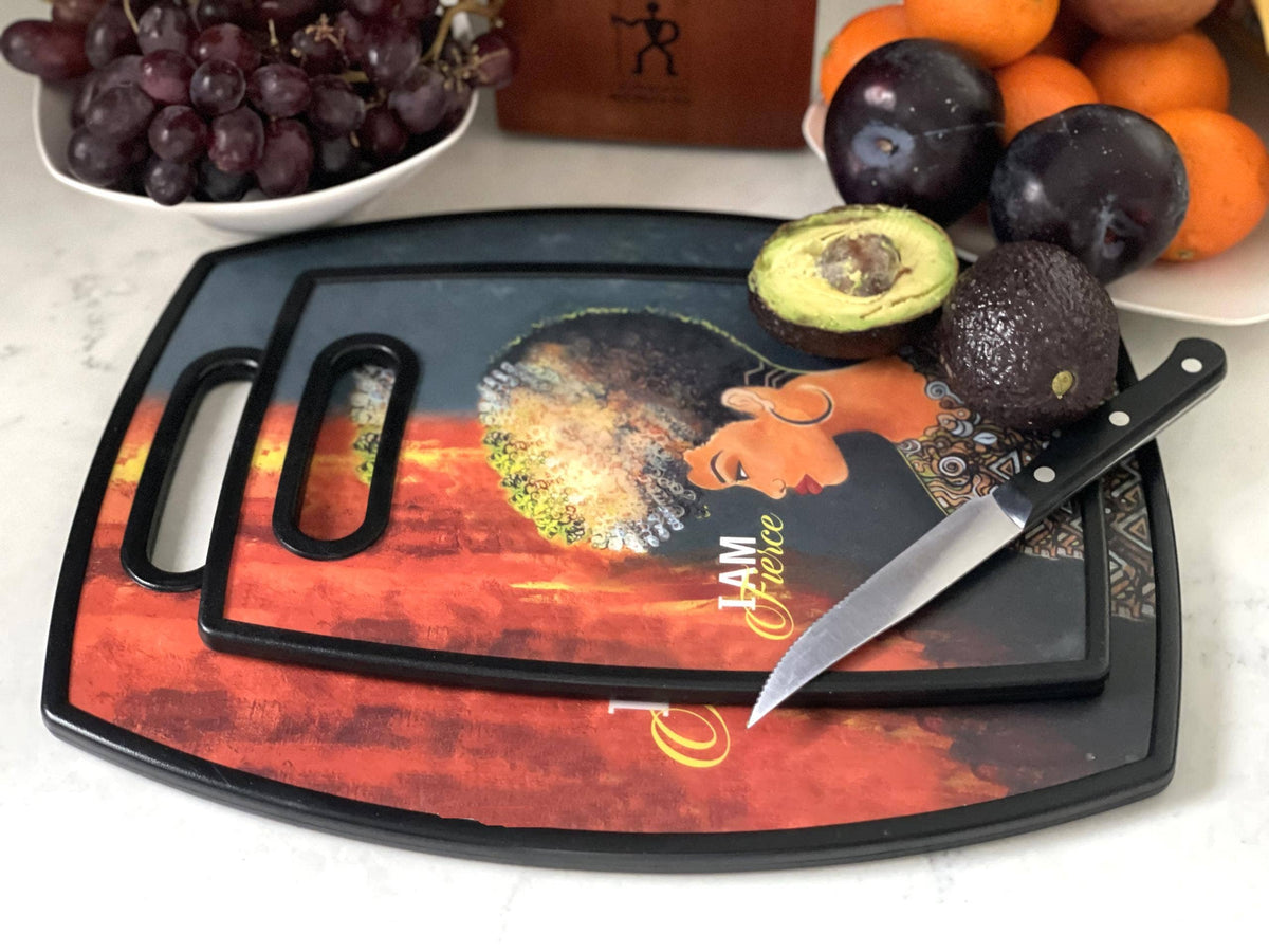 I Am Fierce Cutting Board Set