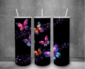 Glitter Butterly Tumbler