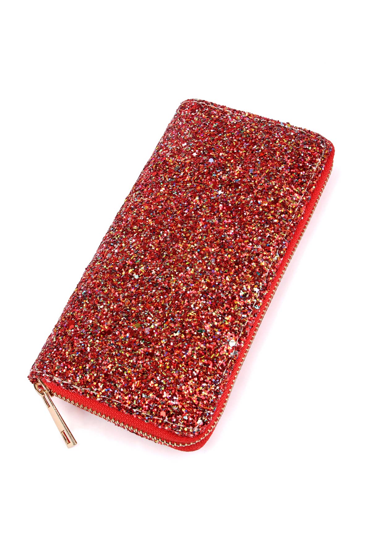 Women's Casual Glitters Zipper Wallet