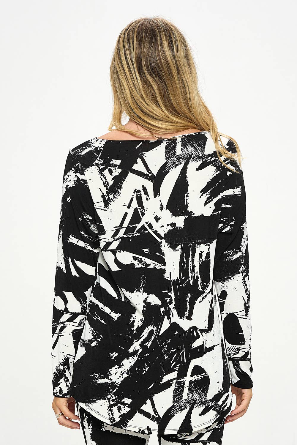 BNS Boat Neck High and Low Top-360BN-LRP1-W403