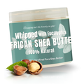 Whipped African Ivory Shea Butter, Eucalyptus - 12oz