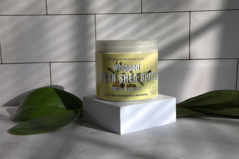 Whipped African Ivory Shea Butter, Unscented - 12oz