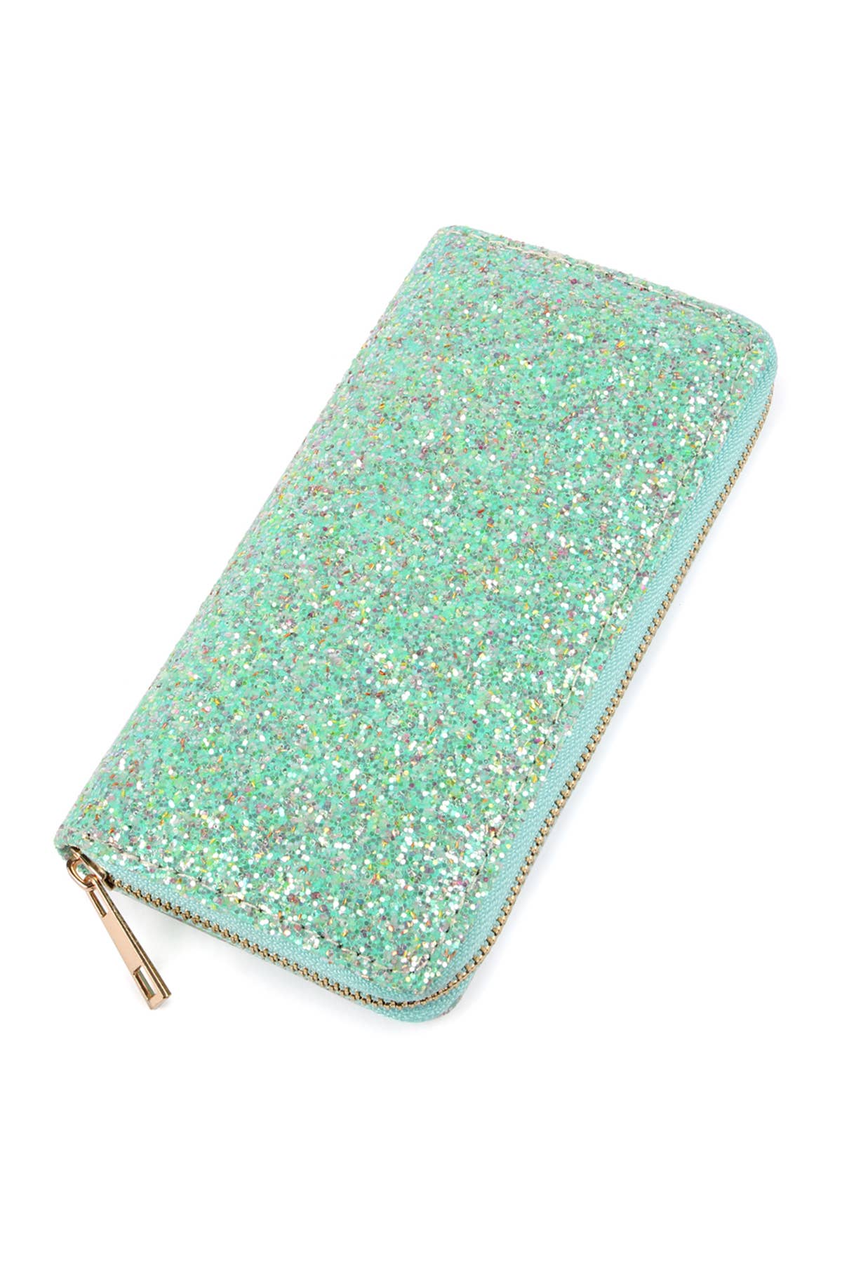 Women's Casual Glitters Zipper Wallet