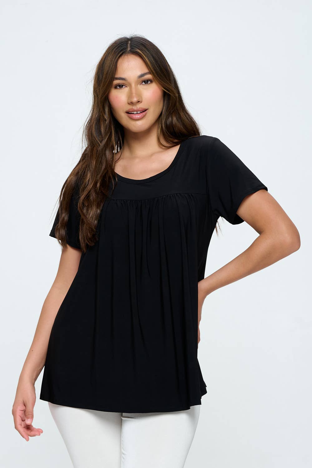 HIT Shirred Tunic-376HT-SRS1