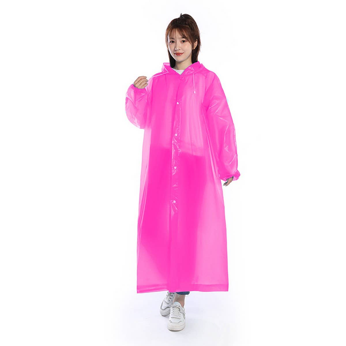 CWMM1493_PEVA REUSABLE HOODED RAINCOAT