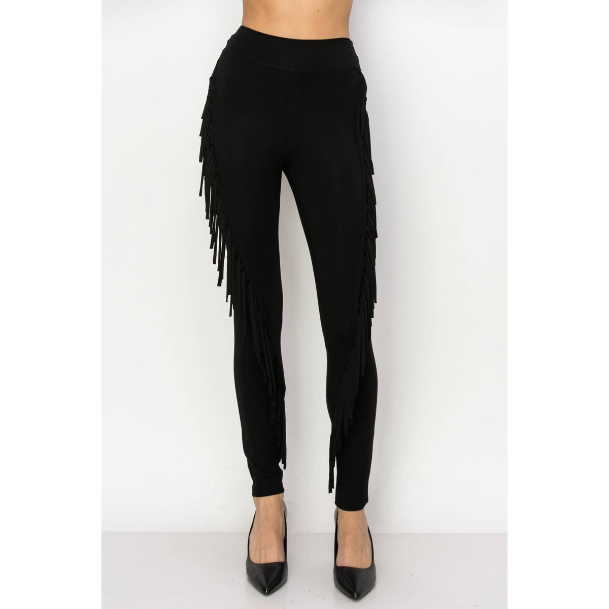 SWIRL FRINGE LEGGINGS