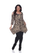 Plus Size Antonia Cold Shoulder Tunic