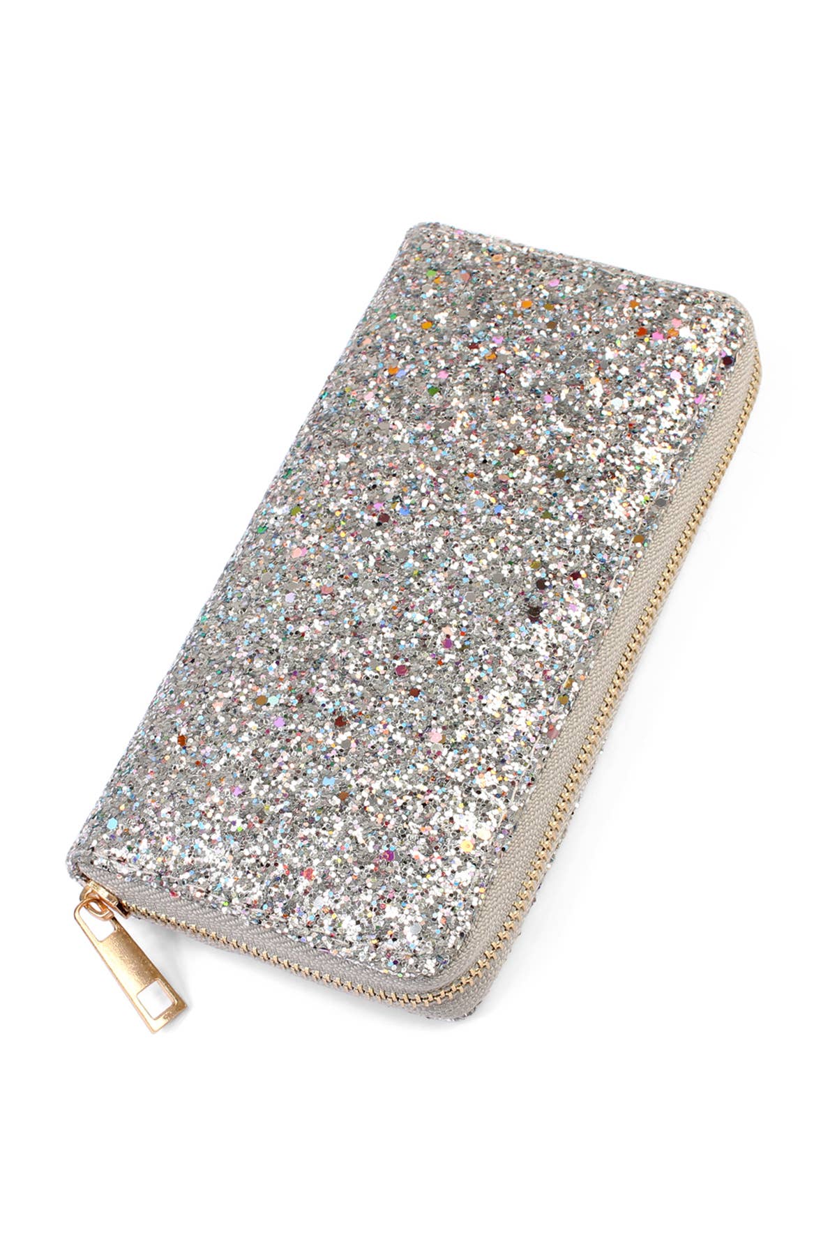 Women's Casual Glitters Zipper Wallet