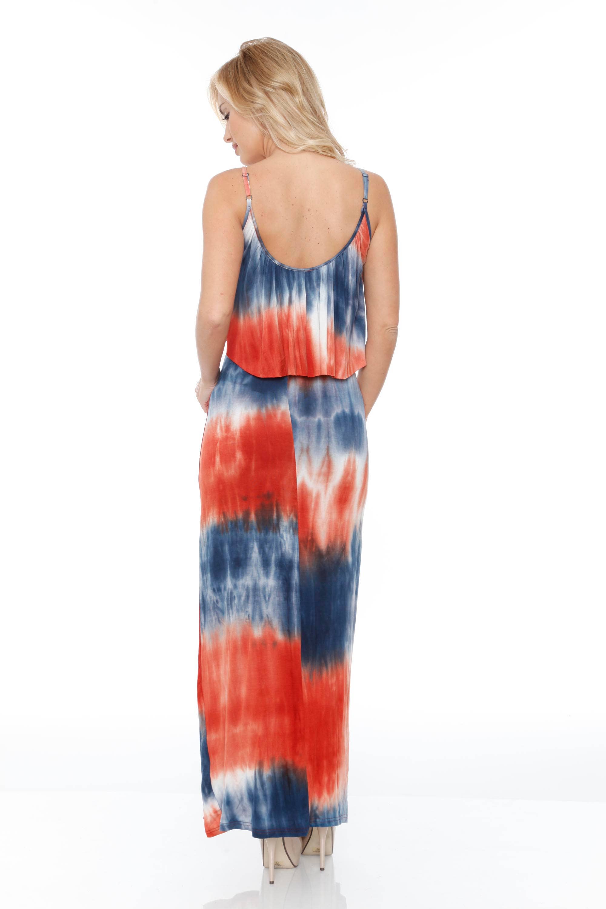 Women's Kalea Tie Dye Overlay Maxi Dress