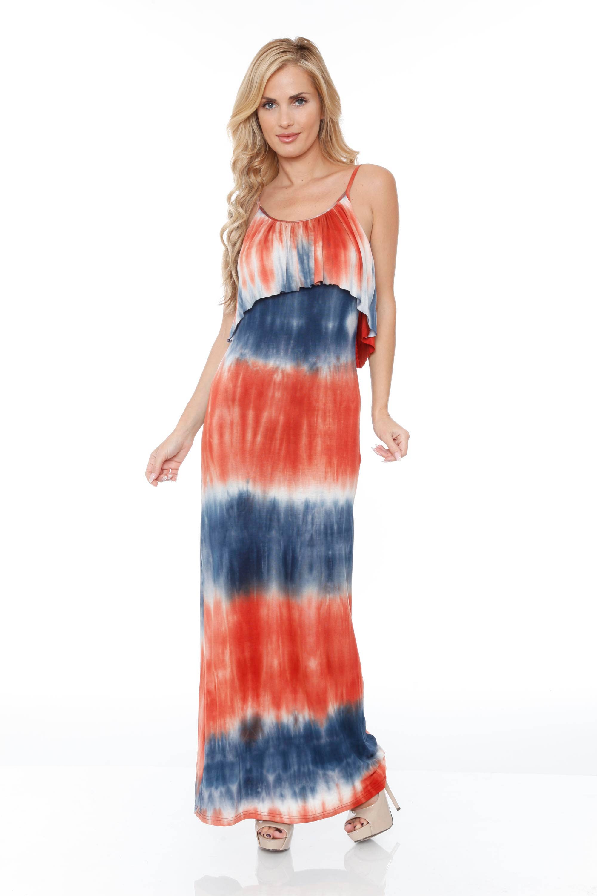 Women's Kalea Tie Dye Overlay Maxi Dress